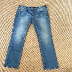 Express Skinny Stella Low rise straight leg Denim blue Jeans women’s size 10S